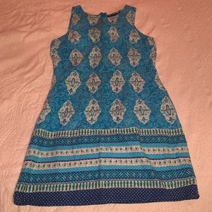 Blue Summer Fitted Dress